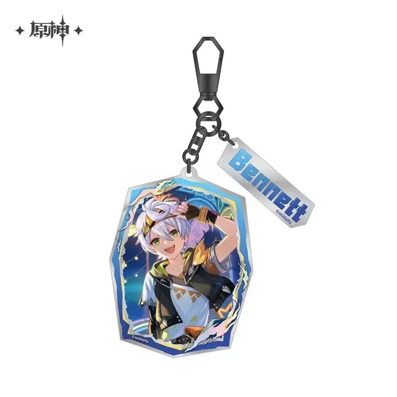 Genshin Impact Theme Series Acrylic Keychain Bennett ACG Go Anime www.acg-go.com Aether, Albedo, Arlecchino, Dainsleif, Escoffier, Furina, Il Capitano, Jean, Kinich, Lumine, Mavuika, Neuvillette, Pendant & Keychain, Skirk, Traveler, Venti, Wriothesley, Yumemizuki Mizuki