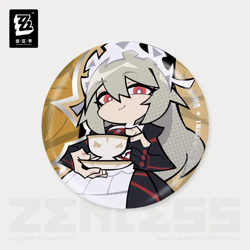New Eridu Series Chibi Tinplate Badge Victoria Housekeeping Co.