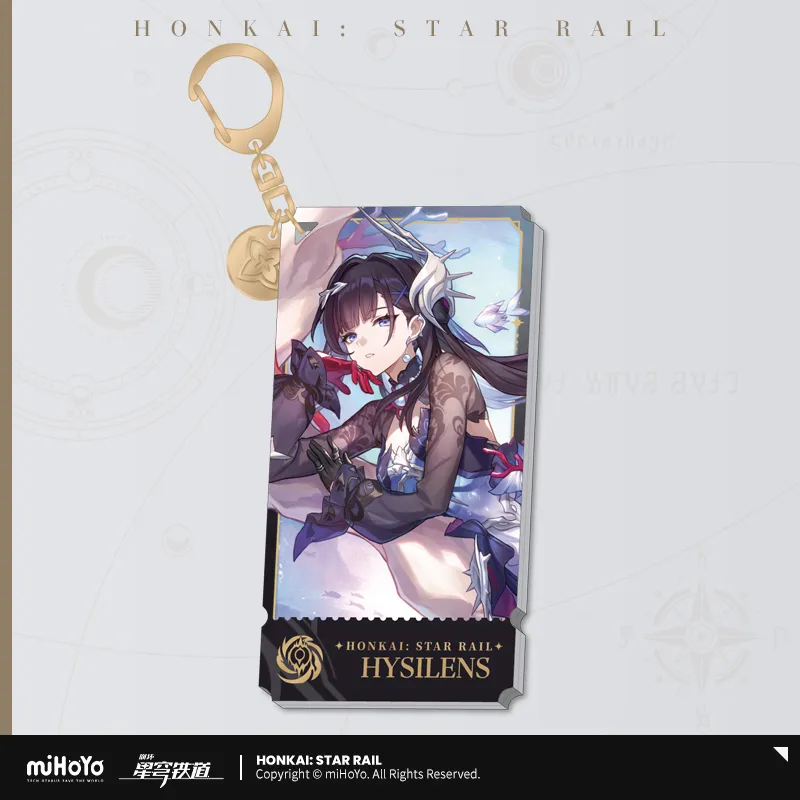 The Nihility Character Warp Artwork Acrylic Keychain