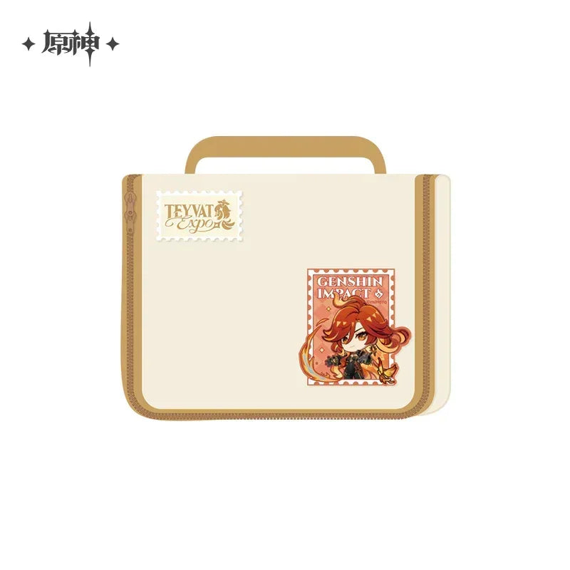 Genshin Impact Teyvat Theme Series Toiletry Bag Velcro Luggage Tag Toiletry Bag - Mavuika ACG Go Anime www.acg-go.com Furina, Genshin Impact, Household, Mavuika, Nahida, Raiden Shogun, Venti, Zhongli