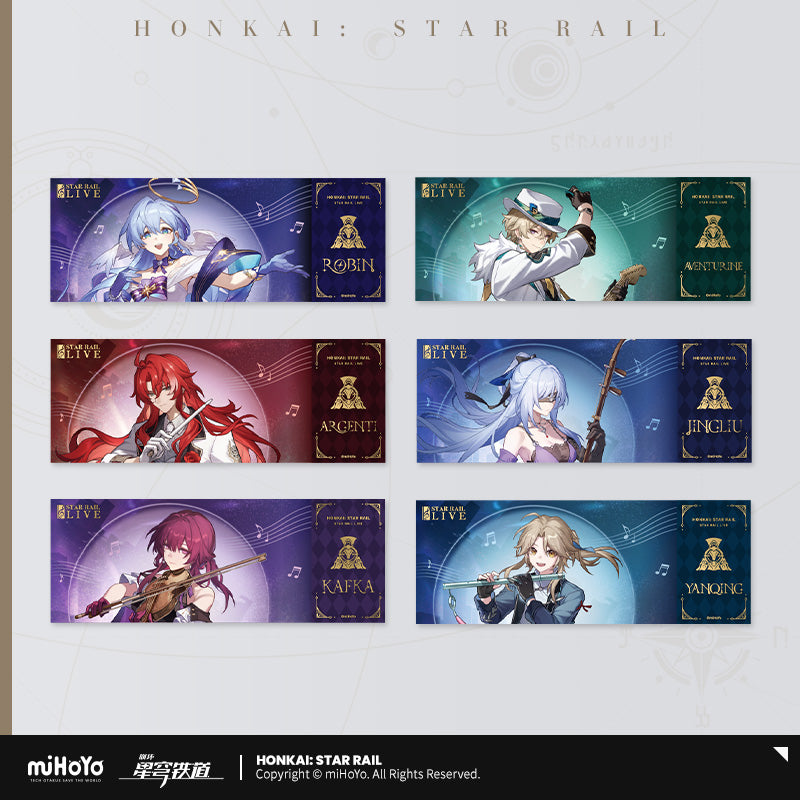 LIVE Series Laser Collectible Tickets