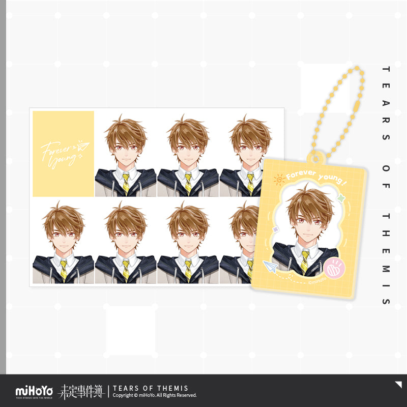 8th Anniversary Forever Young Series ID Photo Acrylic Pendant Set
