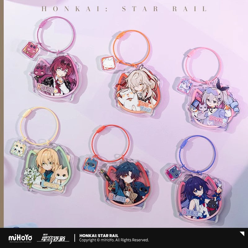 Little Cat Series Acrylic Keychain