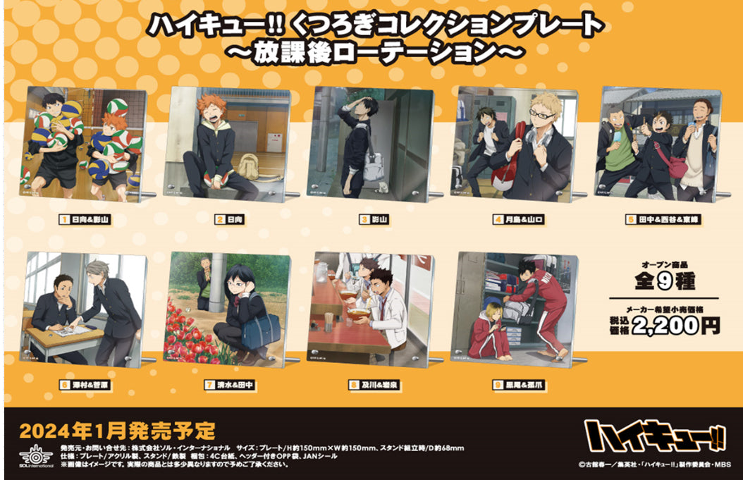 Haikyu!! Relaxation Collection Plate