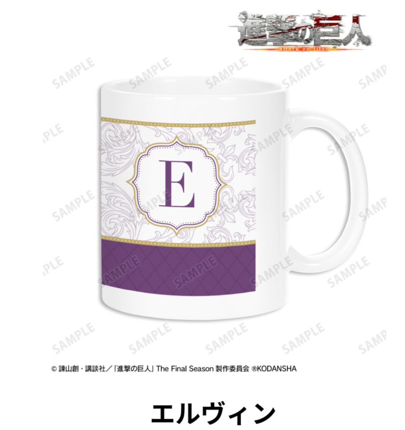 Attack on Titan Drawn Illustration Tea Time Ver. Mug