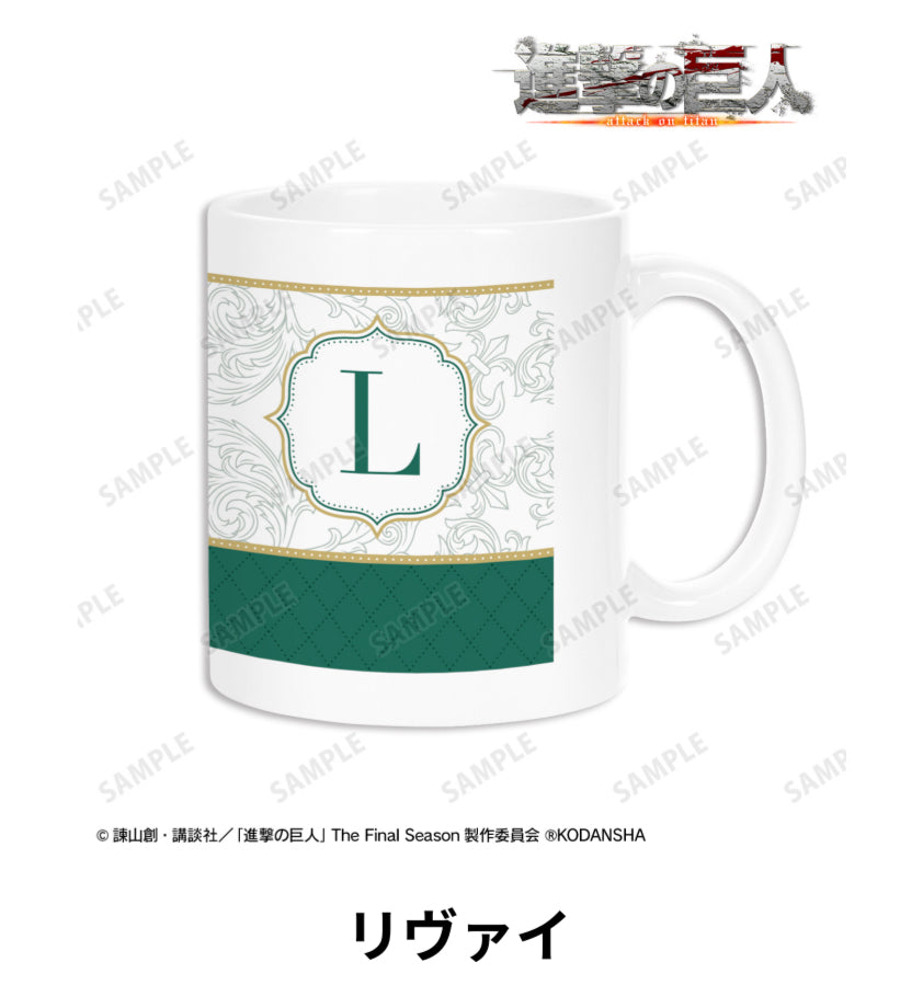 Attack on Titan Drawn Illustration Tea Time Ver. Mug