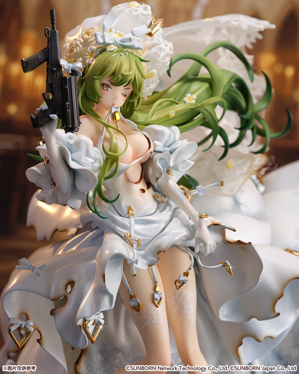Girls' Frontline M950A The Warbler and the Rose -Wounded Ver.- 1/7 Figure