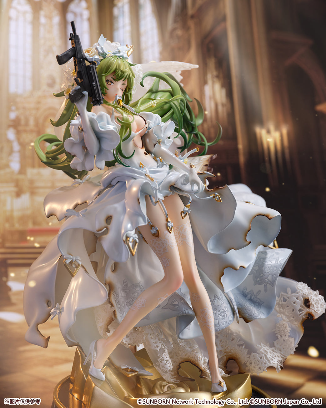 Girls' Frontline M950A The Warbler and the Rose -Wounded Ver.- 1/7 Figure
