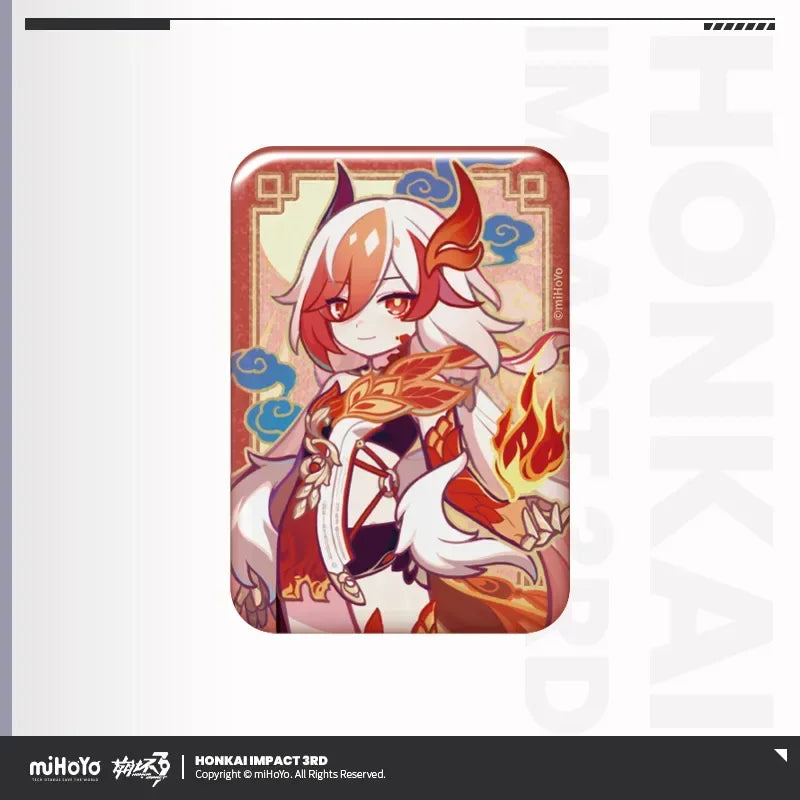 Honkai Impact 3rd A Life of Luck Series Tinplate Badge Fu Hua ACG Go Anime www.acg-go.com Ai-Chan, Badge, Bronya, Elysia, Fu Hua, Griseo, Herrscher of Sentience, Honkai Impact 3rd, Kiana, Raiden Mei, Seele