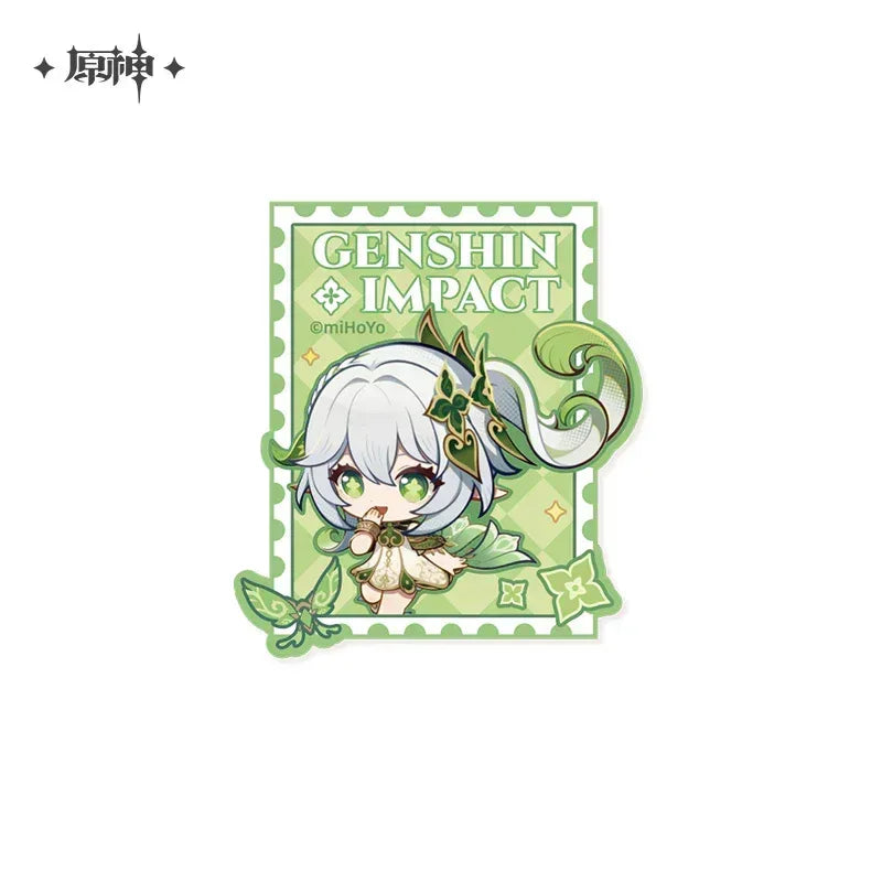 Genshin Impact Teyvat Theme Series Toiletry Bag Velcro Luggage Tag Velcro - Nahida ACG Go Anime www.acg-go.com Furina, Genshin Impact, Household, Mavuika, Nahida, Raiden Shogun, Venti, Zhongli