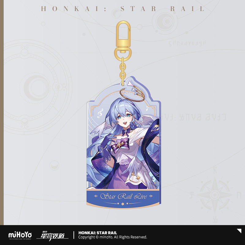 LIVE Series Quicksand Acrylic Keychain