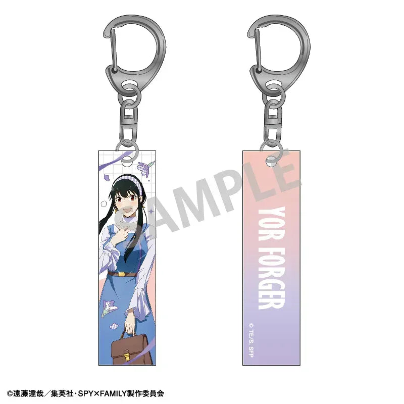 SPY×FAMILY Strip Acrylic Keychain Yor Forger ACG Go Anime www.acg-go.com Anya Forger, Pendant & Keychain, Yor Forger