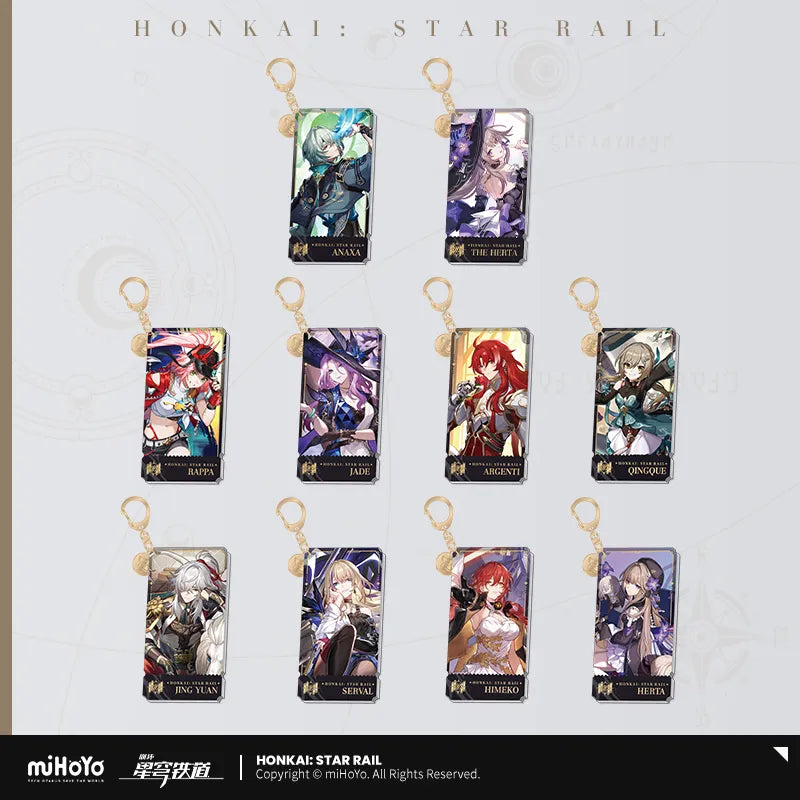 The Erudition Character Warp Artwork Acrylic Keychain
