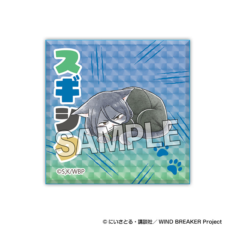 Wind Breaker Cat Ver. Glittering Acrylic Block