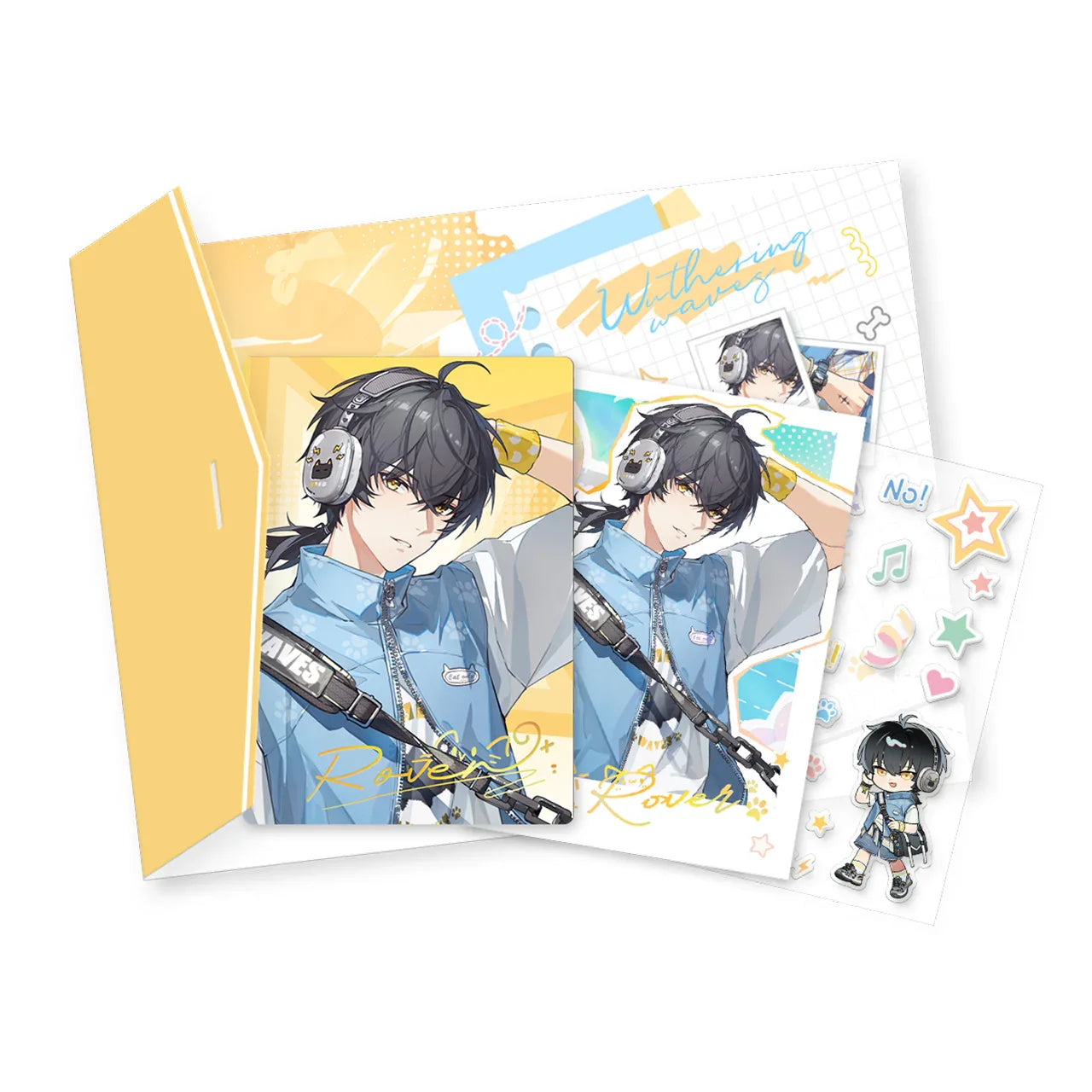 Somnoire Echoes Series Mini Polaroid Set (Rover, Cartethyia, Lupa) Wuthering Waves Male Rover ACG Go Anime www.acg-go.com Art Decor, Cartethyia, Lupa, Rover, Wuthering Waves