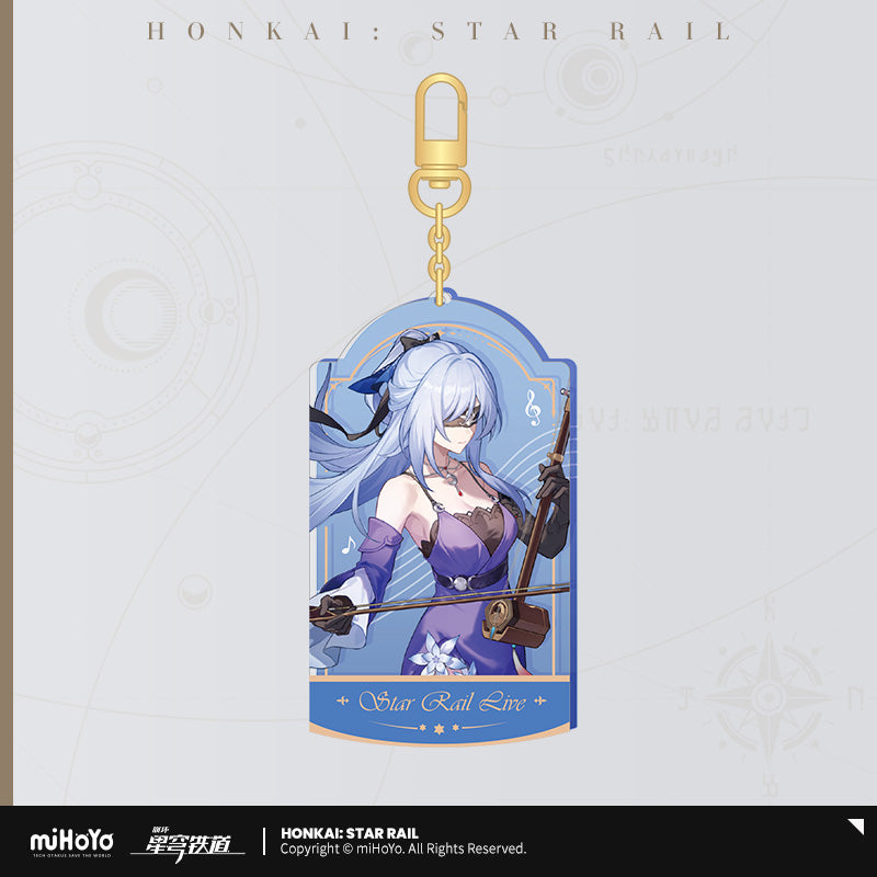 LIVE Series Quicksand Acrylic Keychain