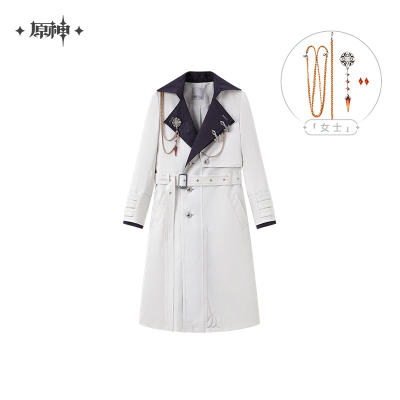 Frost and Flame Series Fatui Harbinger Impression Long Coat
