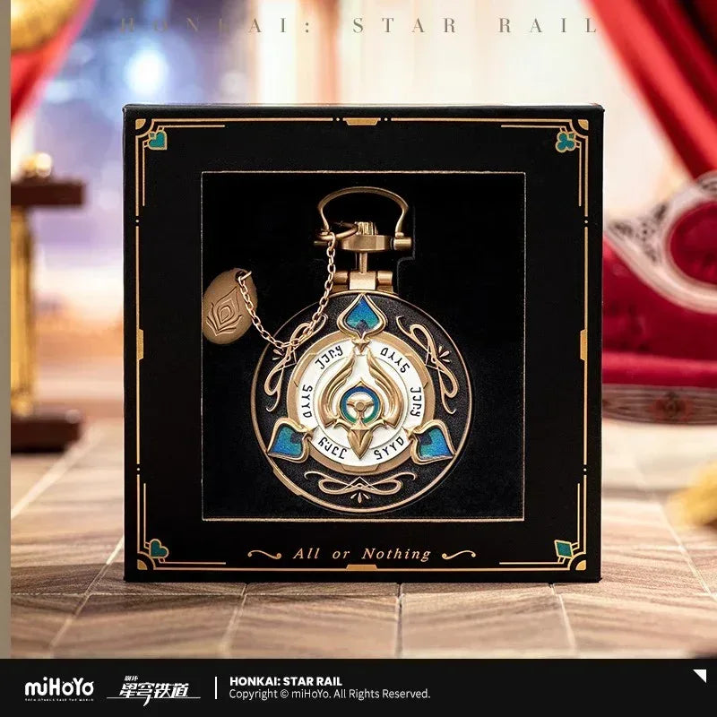 Honkai: Star Rail Aventurine Pocket Watch-Style Metal Pendant Pendant ACG Go Anime www.acg-go.com Aventurine, Honkai: Star Rail, Pendant & Keychain