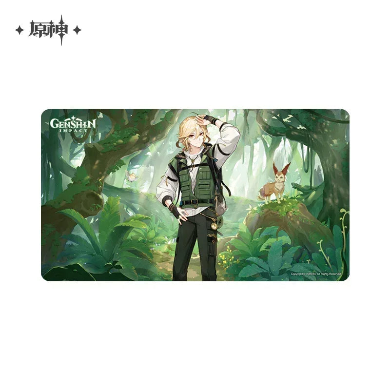 Genshin Impact Teyvat Nature Discovery Tour Series Kaveh Merch Mousepad ACG Go Anime www.acg-go.com Art Decor, Badge, Electronics, Gaming Mouse Pad, Kaveh, Stand
