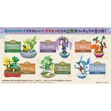 Pokémon Pocket BONSAI Vol.3 With The Changing Seasons Mystery Box All Set (6 pcs) ACG Go Anime www.acg-go.com Figure, Mystery Box, Pokemon