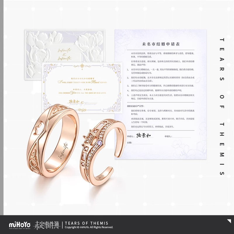 Forever Begins With You Ver. Infinito & Infinita Couple Rings