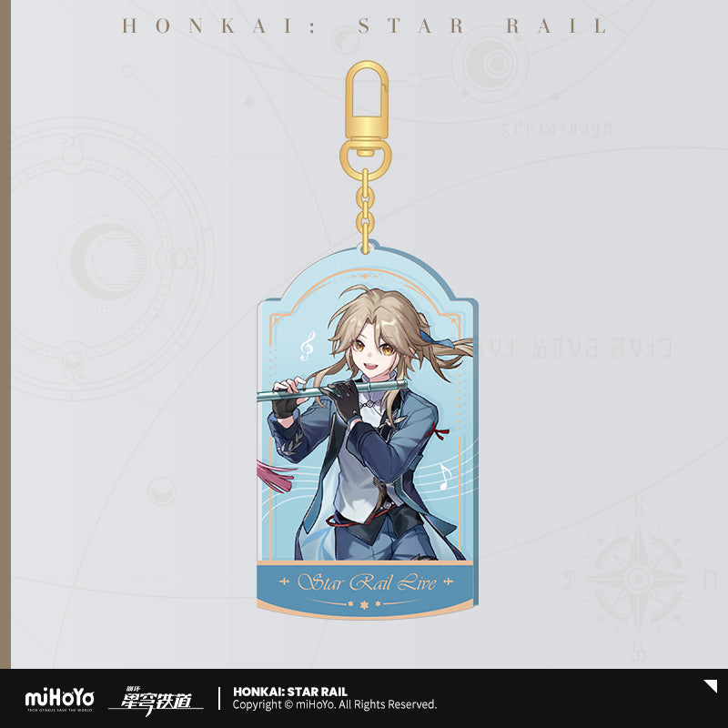 LIVE Series Quicksand Acrylic Keychain