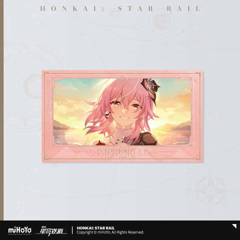 The Memories We Share Series Imitation Film Card Honkai: Star Rail I'm Back ACG Go Anime www.acg-go.com Anaxa, Art Decor, Castorice, Cyrene, Honkai: Star Rail, Hyacine, Hysilens, Mydei, Phainon