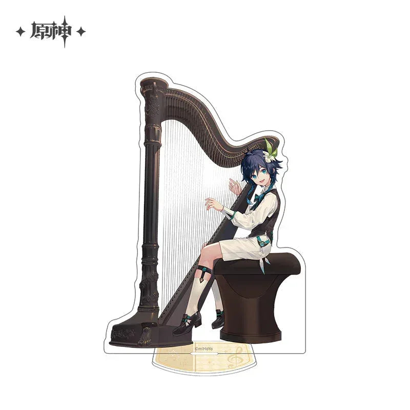 Melodies of an Endless Journey Character Series Merch Stand / Venti ACG Go Anime www.acg-go.com Badge, Barbara, Beidou, Diluc, Kaeya, Klee, Ningguang, Qiqi, Theme Artwork, Venti, Xiangling