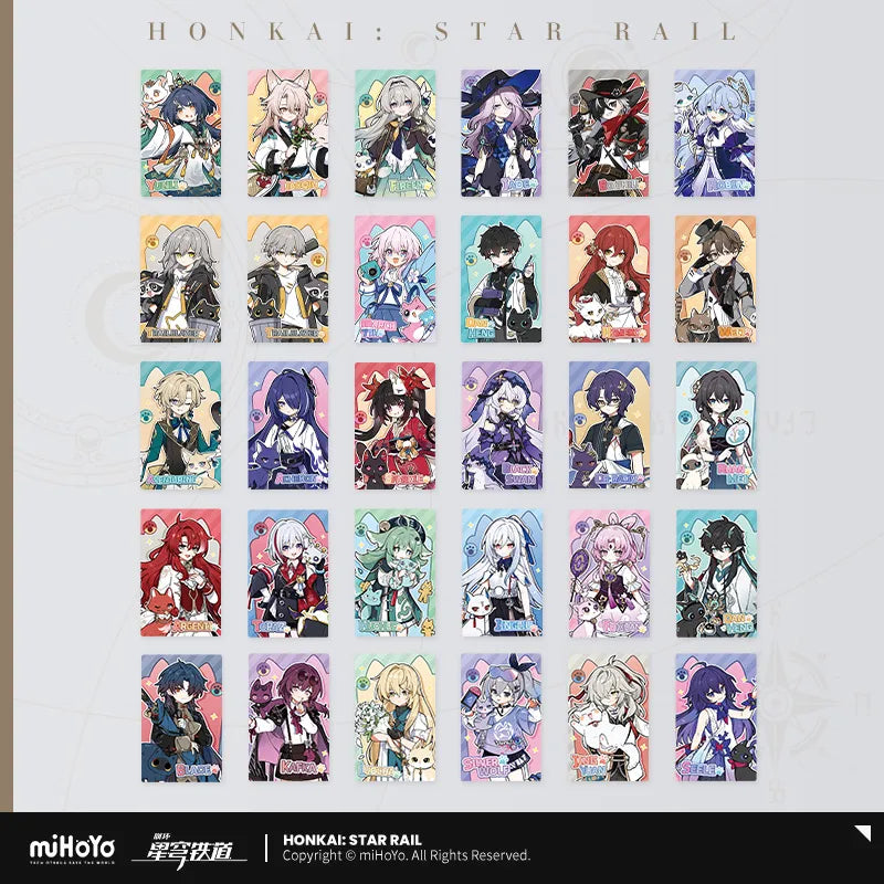Little Cat Series Laser Collectible Tickets