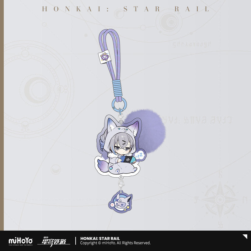 Honkai: Star Rail Girls' Dormitory Series Chibi Acrylic Keychain