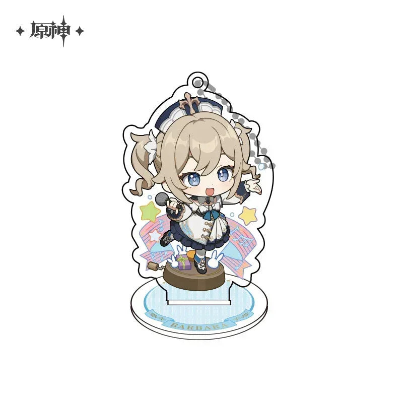 Genshin Impact Ultimate Gift Series Merch Stand Pendant / Barbara ACG Go Anime www.acg-go.com Badge, Barbara, Ganyu, Pendant & Keychain, Plush, Stand, Tartaglia, Theme Artwork, Zhongli