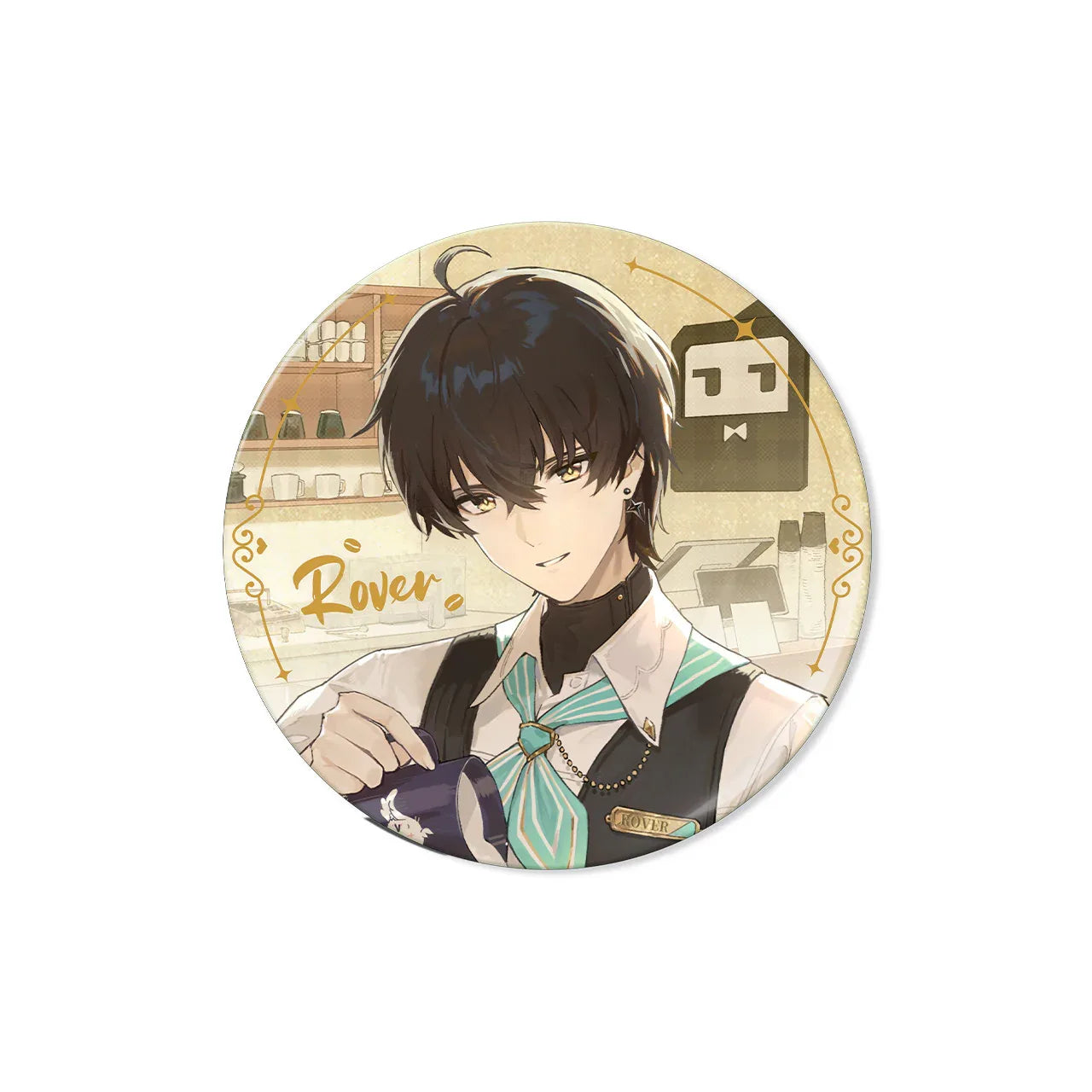 Wuthering Waves When the Skies Align Theme Rover Glittering Shikishi Badge Male Rover ACG Go Anime www.acg-go.com Badge, Female Rover, Male Rover, Wuthering Waves