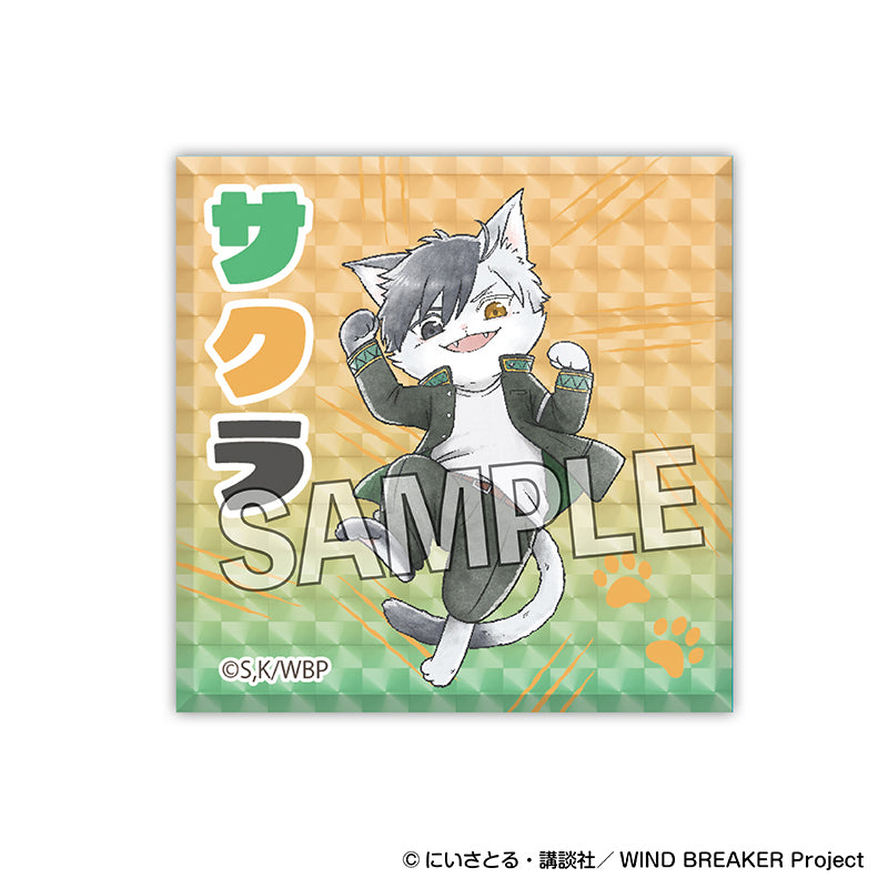 Wind Breaker Cat Ver. Glittering Acrylic Block