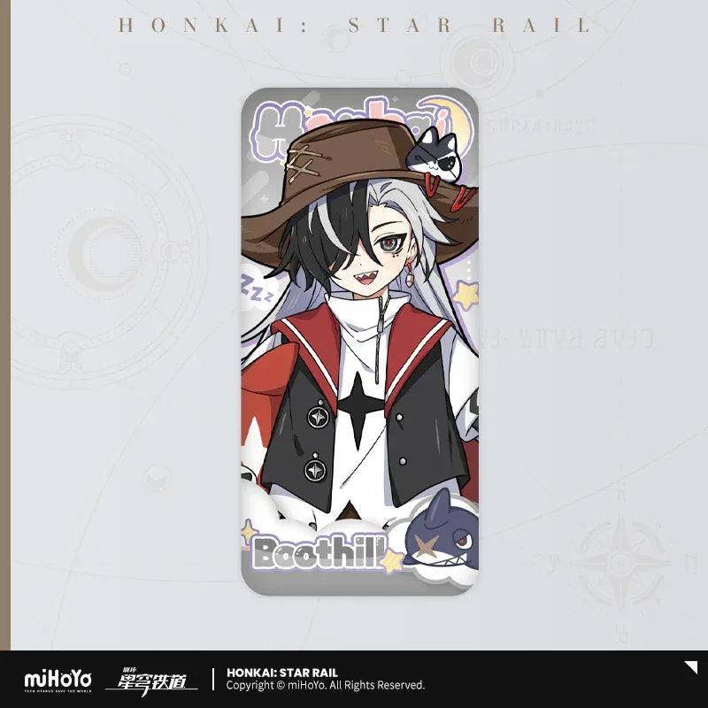 Boys Dormitory Series Square Badge Honkai: Star Rail Boothill ACG Go Anime www.acg-go.com Badge, Blade, Dan Heng, Jing Yuan, Sunday