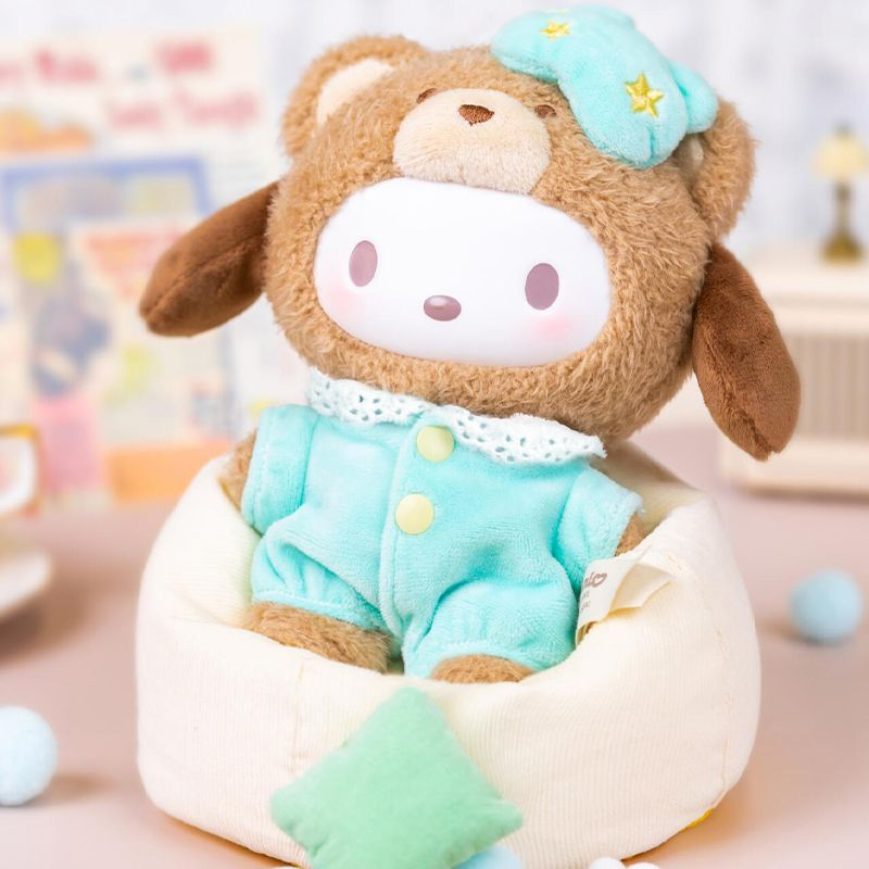 Sanrio Characters Latte Baby Series Plush Keychain Mystery Box
