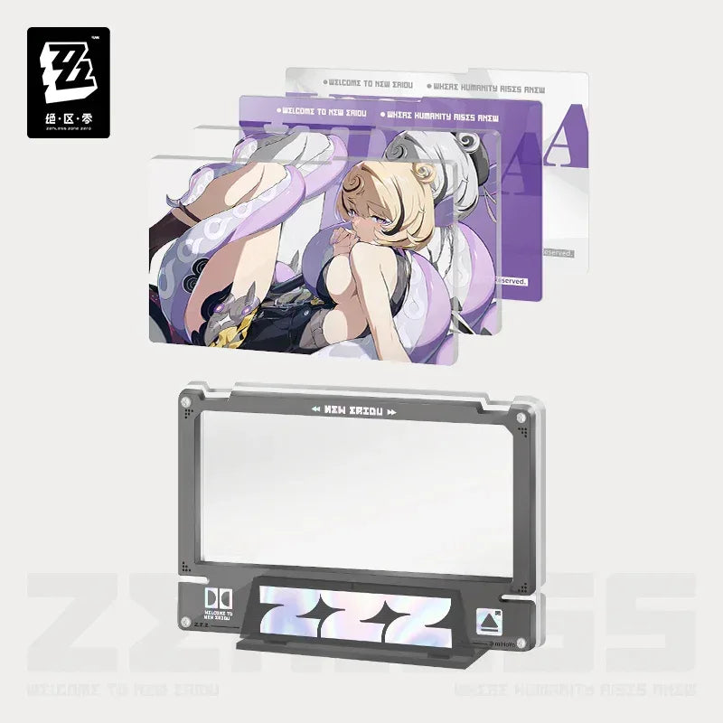 Zenless Zone Zero Mindscape Cinema Series Acrylic Framed Insert Set Spook Shack Yidhari (Set) ACG Go Anime www.acg-go.com Alice Thymefield, Art Decor, Komano Manato, Lucia Elowen, Ukinami Yuzuha, Yidhari