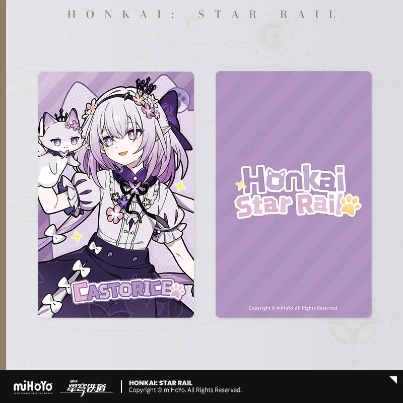 Honkai: Star Rail Little Cat Series Laser Collectible Tickets