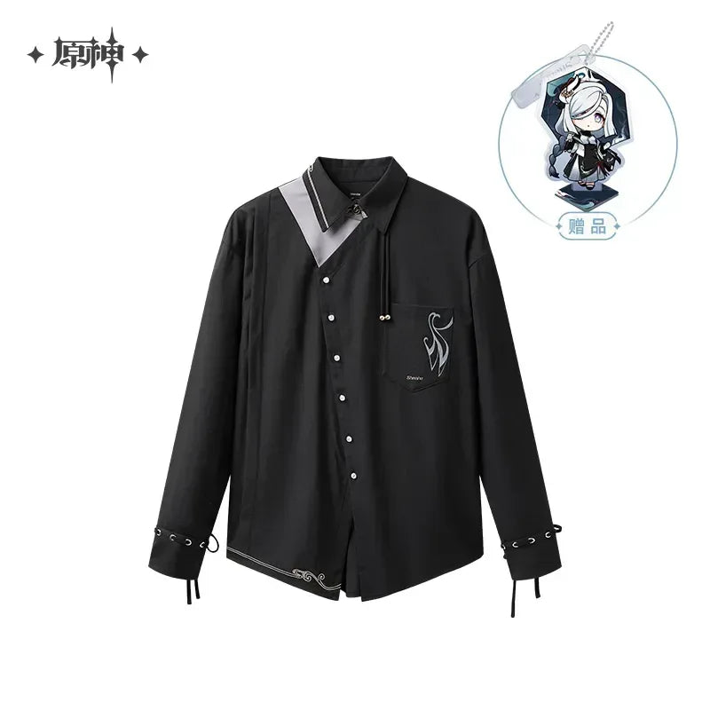 Genshin Impact Shenhe Theme Impression Series Casual Shirt 3XL ACG Go Anime www.acg-go.com Apparel, Genshin Impact, Shenhe, Shirt