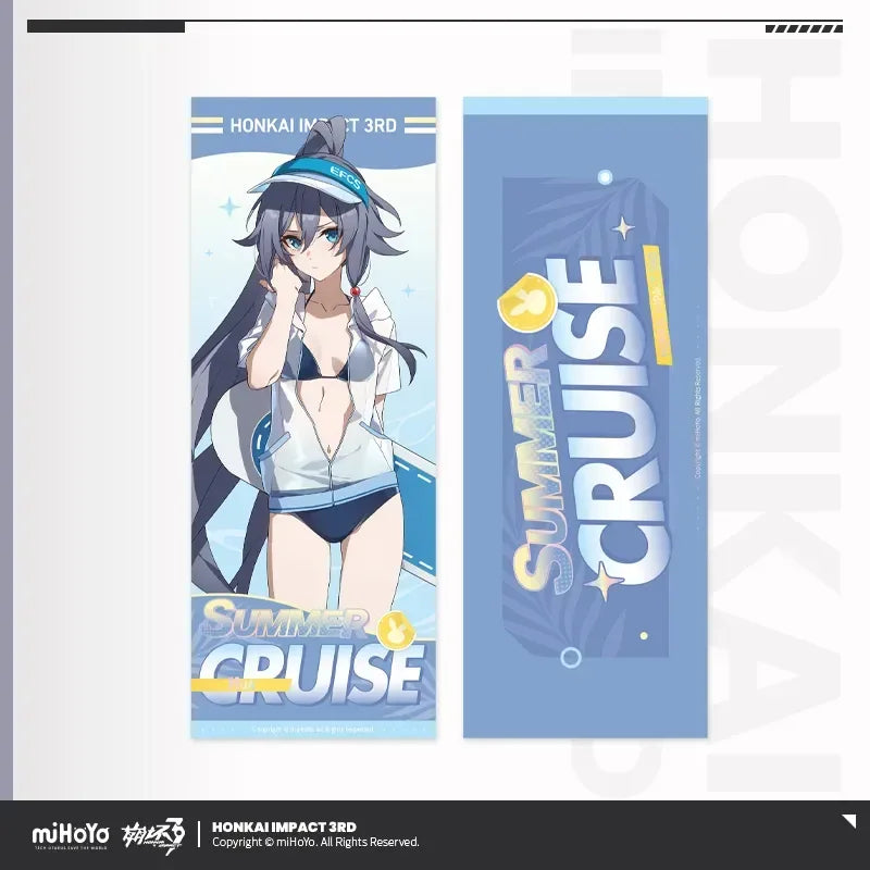 Honkai Impact 3rd Summer Cruise Series Laser Cardboard Vol.4 Hua ACG Go Anime www.acg-go.com Aponia, Cardboard, Eden, Elysia, Griseo, Honkai Impact 3rd, Hua, Kalpas, Kevin, Kosma, Mobius, Pardofelis, Sakura, Su, Vill-V