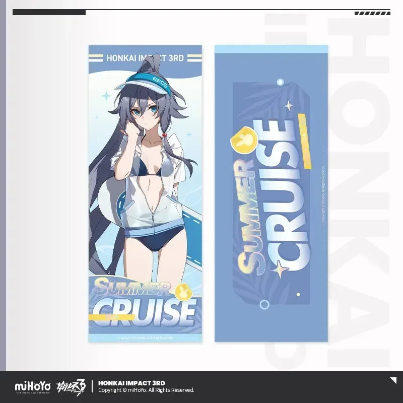 Honkai Impact 3rd Summer Cruise Series Laser Cardboard Vol.4 Hua ACG Go Anime www.acg-go.com Aponia, Cardboard, Eden, Elysia, Griseo, Honkai Impact 3rd, Hua, Kalpas, Kevin, Kosma, Mobius, Pardofelis, Sakura, Su, Vill-V