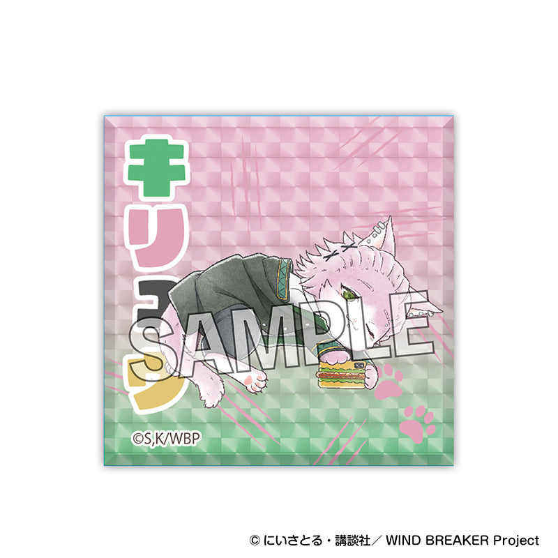 Wind Breaker Cat Ver. Glittering Acrylic Block