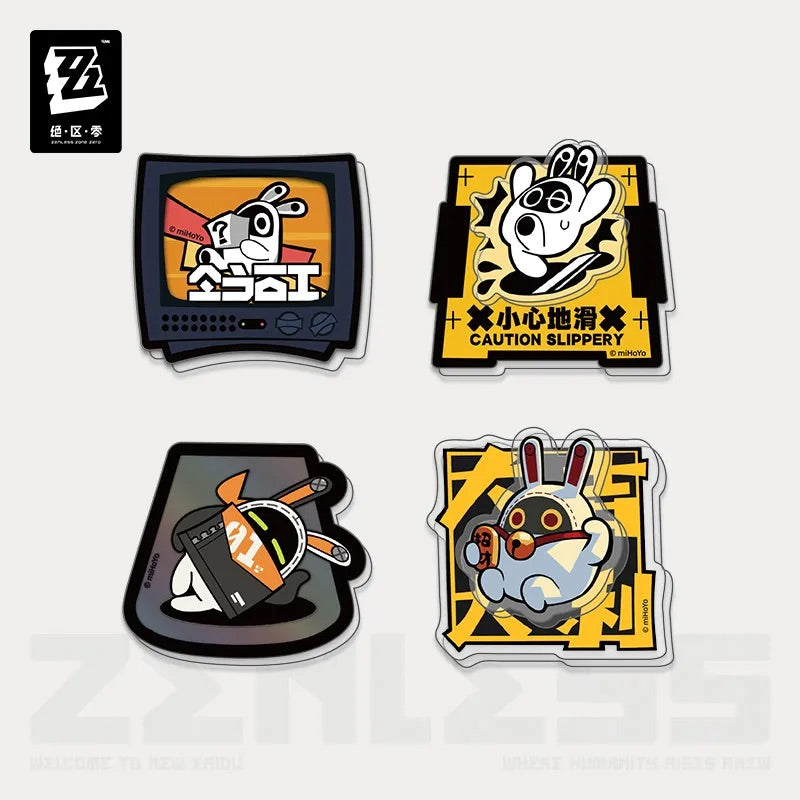 Equalizing Series Acrylic Refrigerator Magnets Set