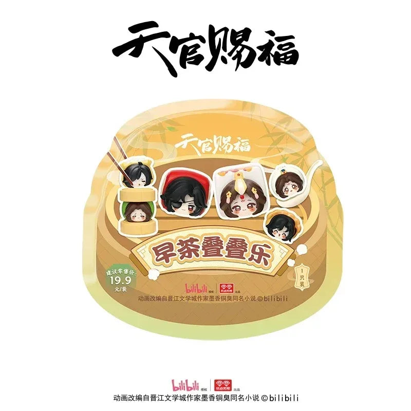 Heaven Official's Blessing Dim Sum Series Chibi Jenga Mystery Box Random One ACG Go Anime www.acg-go.com Heaven Official’s Blessing, Hua Cheng, Mystery Box, Xie Lian