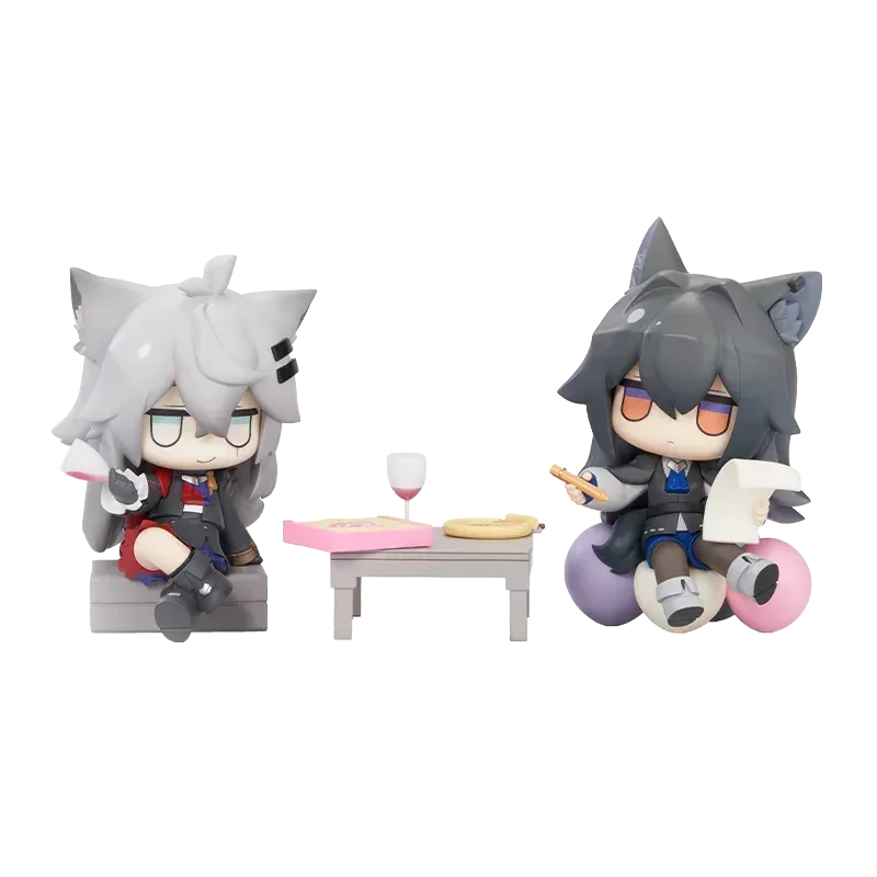 Arknights Party Chibiz Series Figure (Lappland the Decadenza, Texas the Omertosa) All Set (2 pcs) ACG Go Anime www.acg-go.com Figure, Lappland the Decadenza, Texas the Omertosa