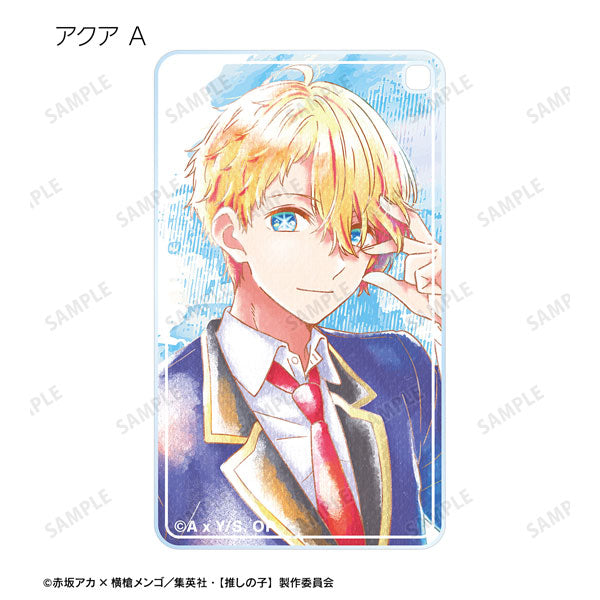 Oshi no Ko Ani-Art aqua Lable Square Acrylic Keychain