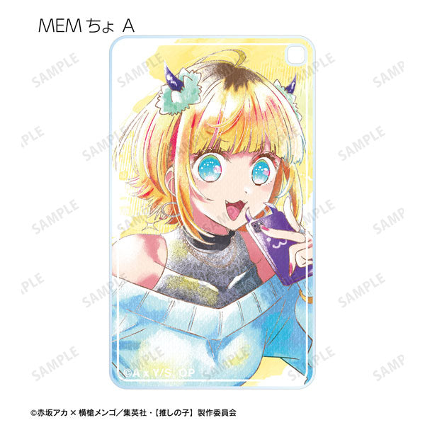 Oshi no Ko Ani-Art aqua Lable Square Acrylic Keychain