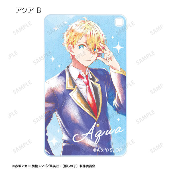 Oshi no Ko Ani-Art aqua Lable Square Acrylic Keychain