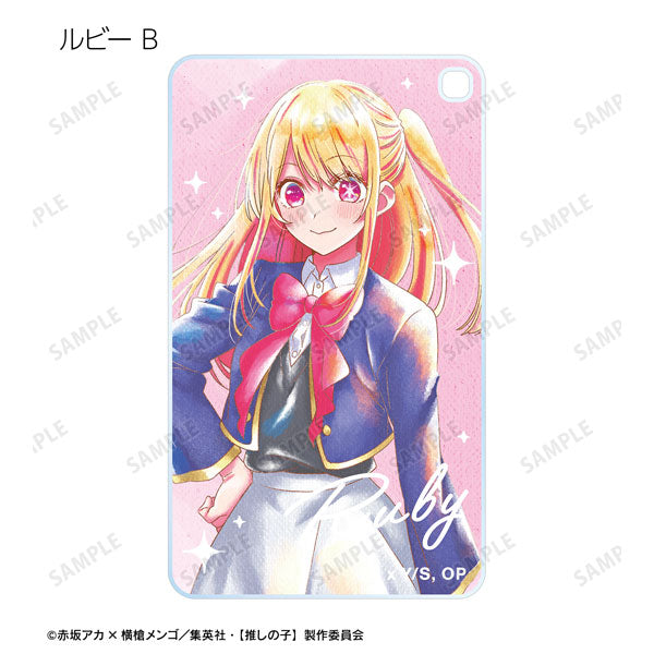 Oshi no Ko Ani-Art aqua Lable Square Acrylic Keychain