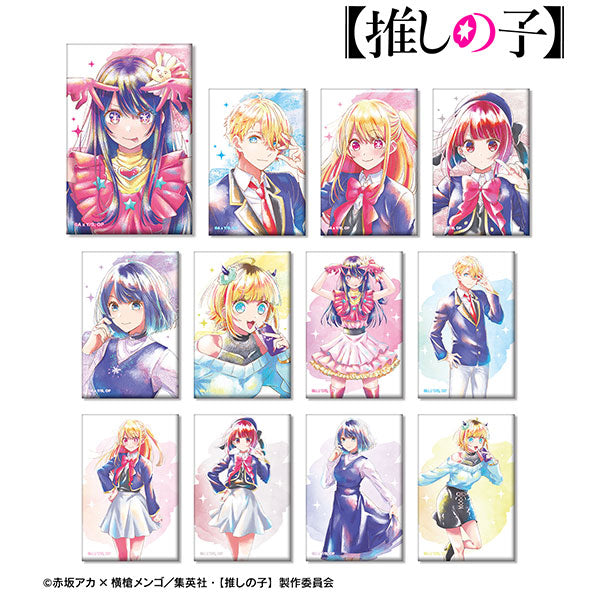 Oshi no Ko Ani-Art aqua Lable Square Can Badge