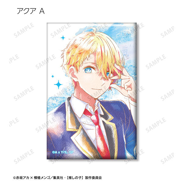 Oshi no Ko Ani-Art aqua Lable Square Can Badge
